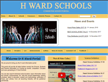 Tablet Screenshot of hwardschools.com